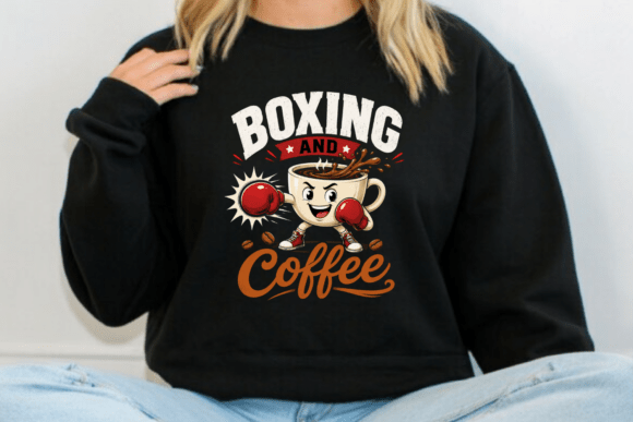 Boxing and Coffee PNG Design: Fuel Your Creative Projects