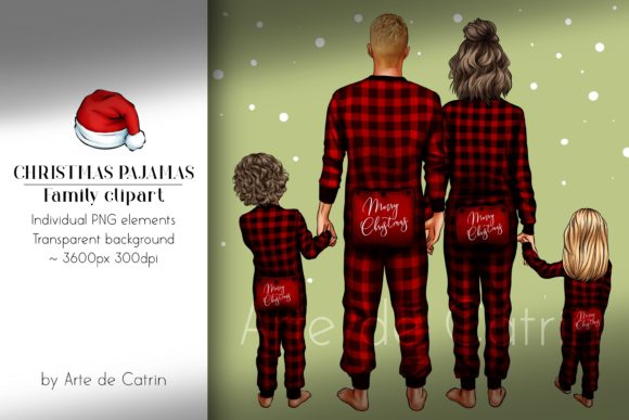 Christmas Pajamas Family Clipart: Your Ultimate Design Toolkit