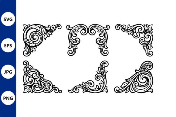 Elevate Your Designs with Ornate Frame Corners