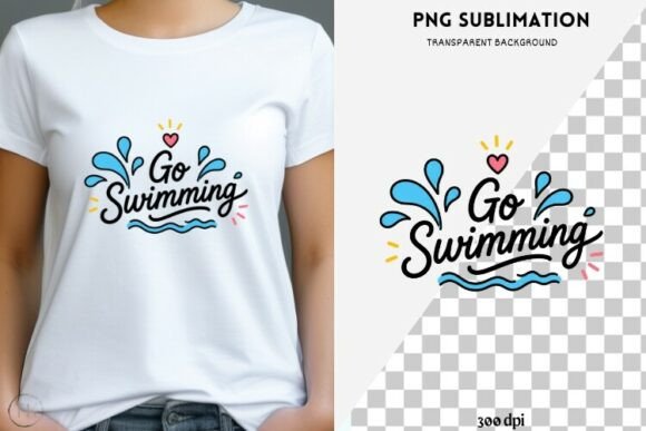 Go Swimming PNG | Summer Pool Clipart for Your Projects