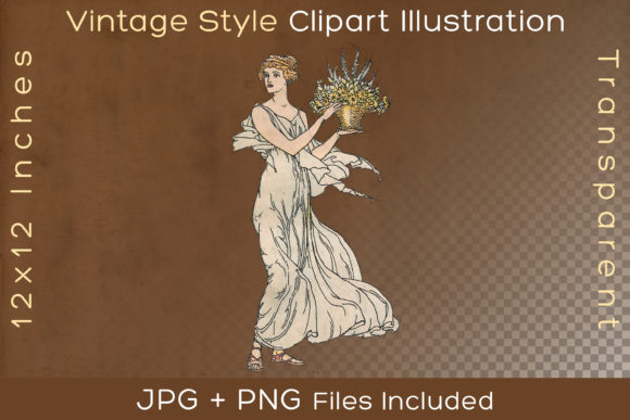 Shakespears Garden Fictional Character: A Timeless Vintage Sketch