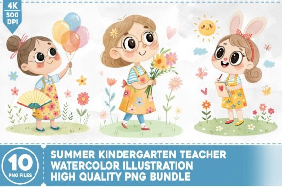 Summer Kindergarten Teacher: A Playful Font for Creative Projects