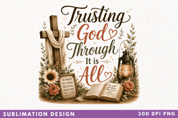 Trust in Design: Using the Trusting God Through It All PNG